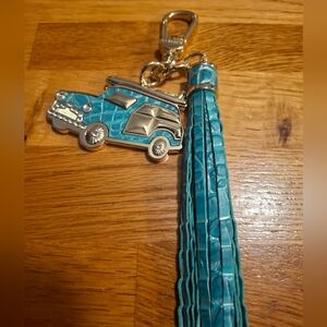 Brahmin Mermaid Green Melbourne Leather Copa Car Tassel